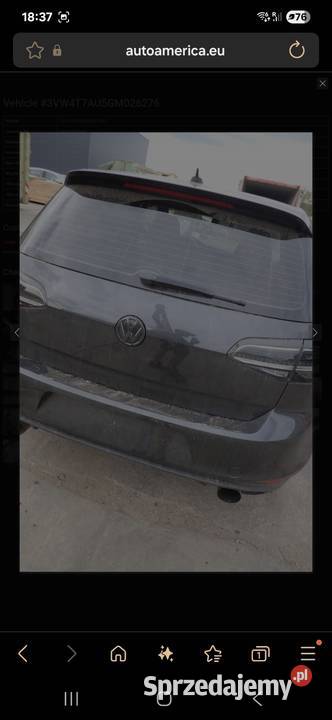 VW Golf 7 VII GTI 2016 Lampy tylne komplet sprzedam