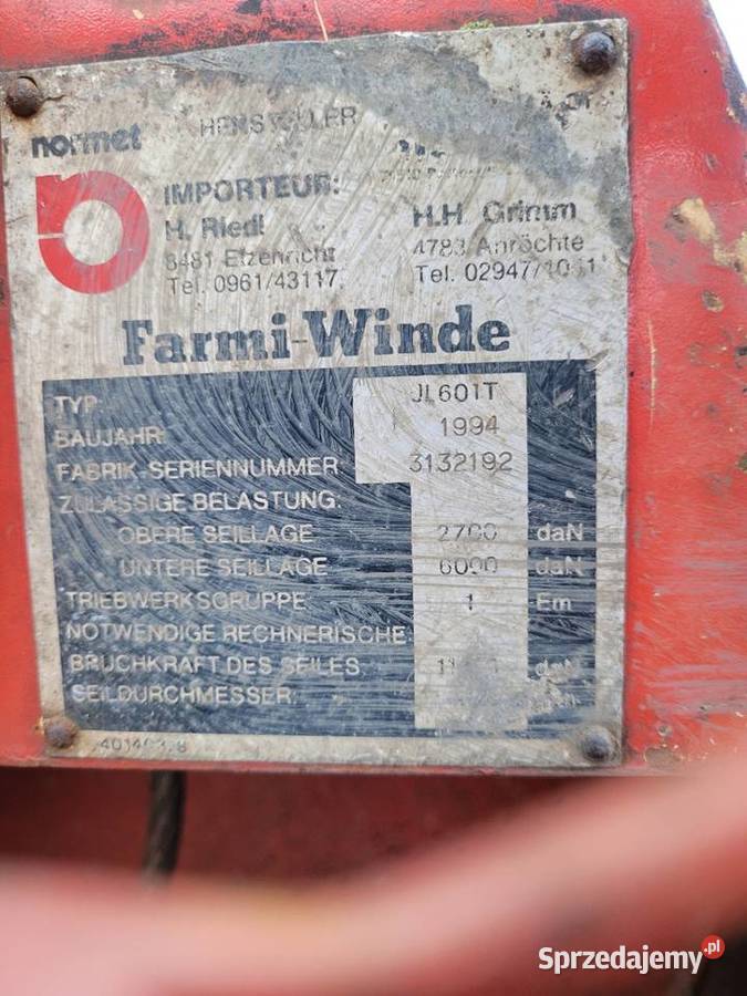 Wyciągarka do drewna sprzedam