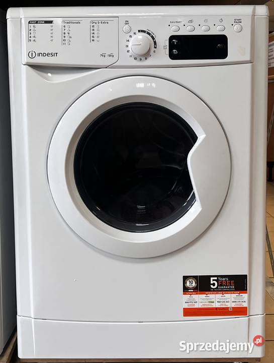 Outlet Agd Pralkosuszarka Indesit EWDE751451WEU Pralki i suszarki Warszawa
