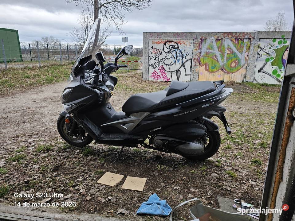 Kymco xciting 400 2017 stan Zgorzelec