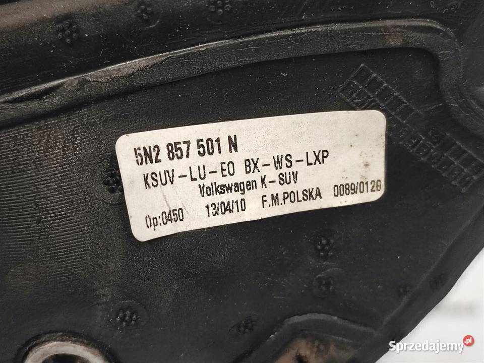 VOLKSWAGEN TIGUAN I 10r lusterko lewe 5N2857501N osobowe Kielce