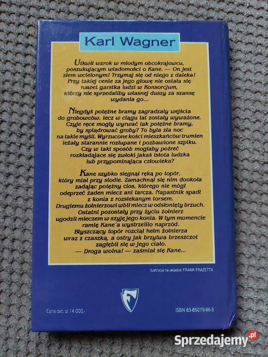 fantasy Pajęczyna utkana z ciemności Karl Wagner fantasy Kraków