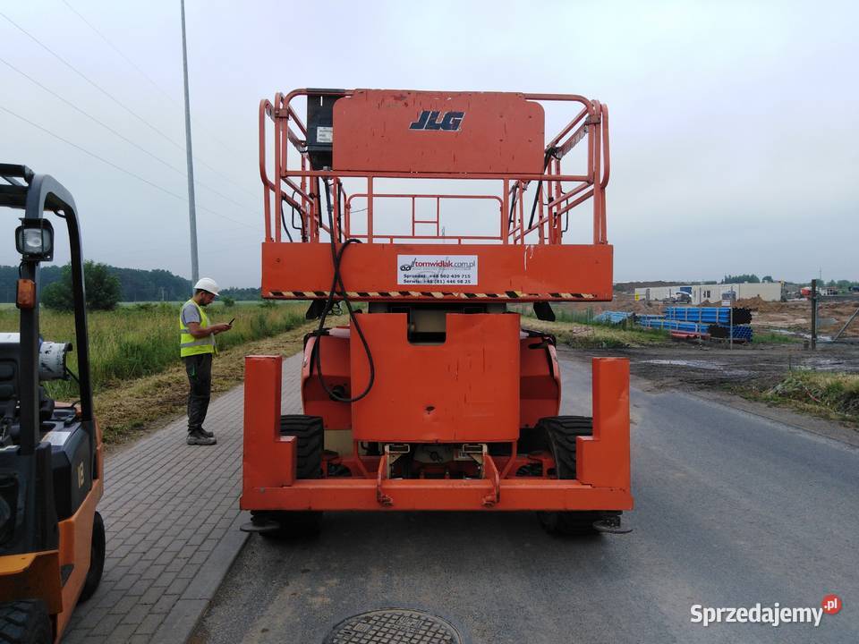 JLG 4394RT podest ruchomy nożycowy terenowy 15m Warszawa