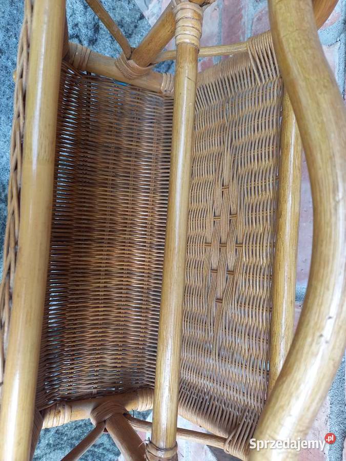 Gazetnik wiklinowy Stojak na gazety 633 zachodniopomorskie Gawroniec