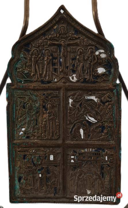 Ikona podróżna Jezus Chrystus Ukrzyżowany 0432 Warszawa