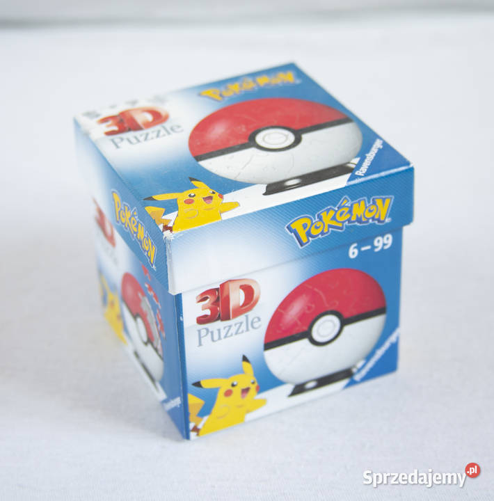 Ravensburger puzzle 3D Kula Pokemon czerwona 54 Gdańsk sprzedam