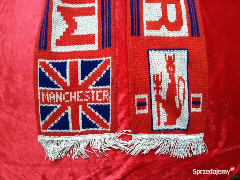 Szalik Manchester United lata 90te 100 Oryg nie mazowieckie Piastów sprzedam