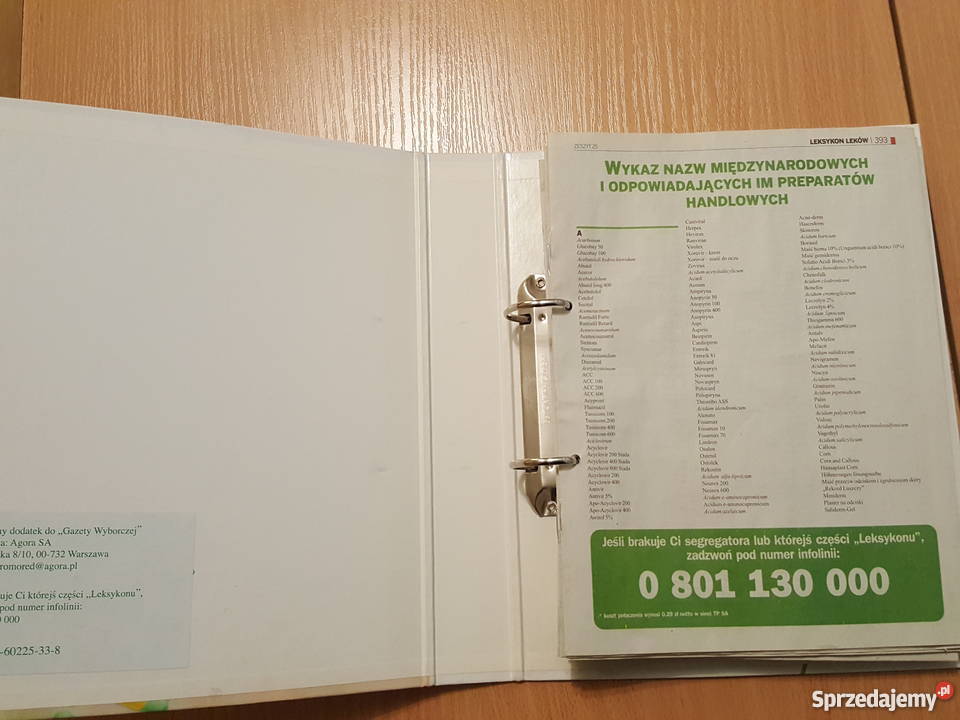 LEKSYKON LEKÓW Wydawnictwo PZWL Pozostałe Złotniki