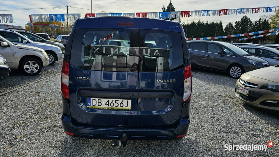 Dacia Dokker 16102 LPGSalon KlimaHak 5 os lakier metallic Motoryzacja Świdnica sprzedam
