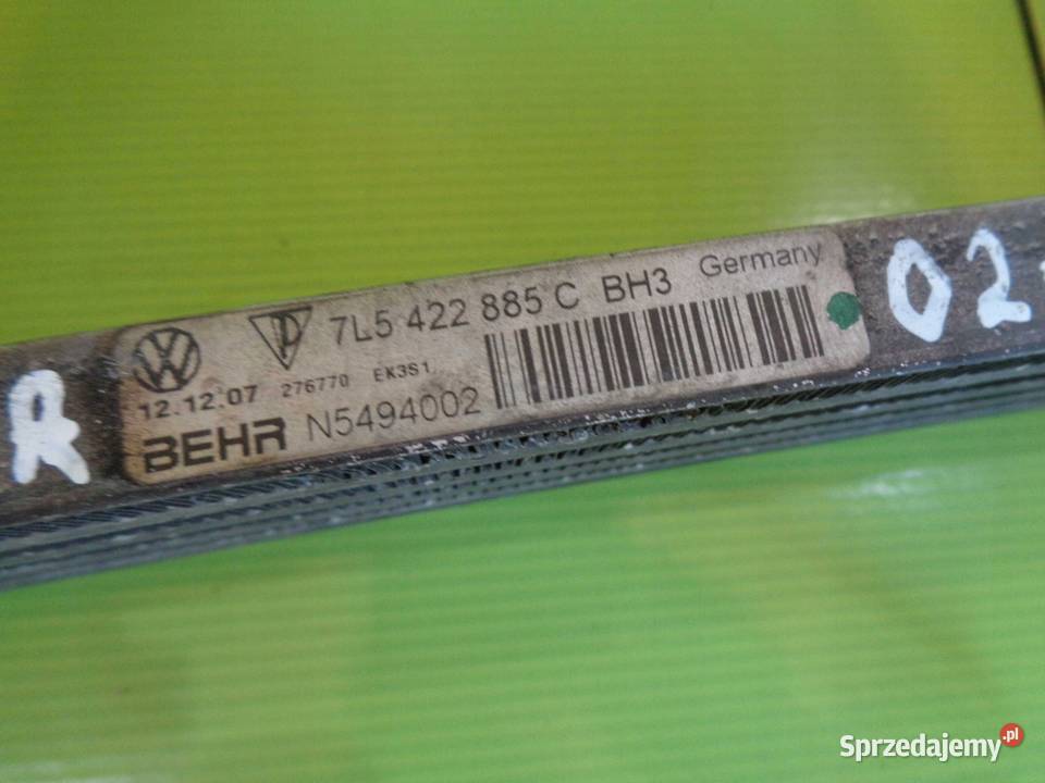 PORSCHE CAYENNE I 45 V8 05 chlodnica oleju Suków sprzedam