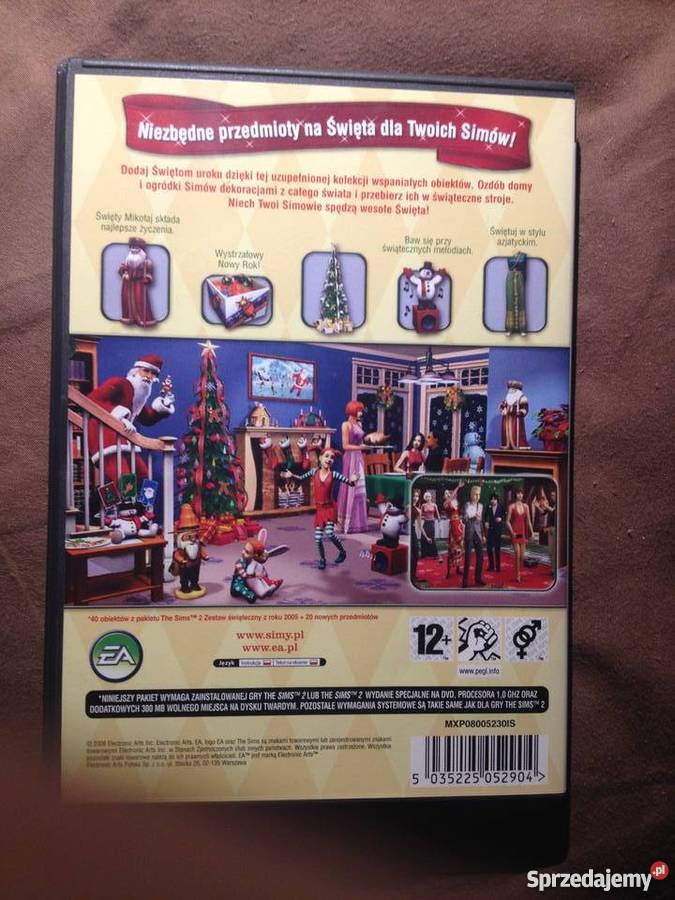The sims 2 moda z hm akcesoria na święta Komputerowe PC Śrem sprzedam