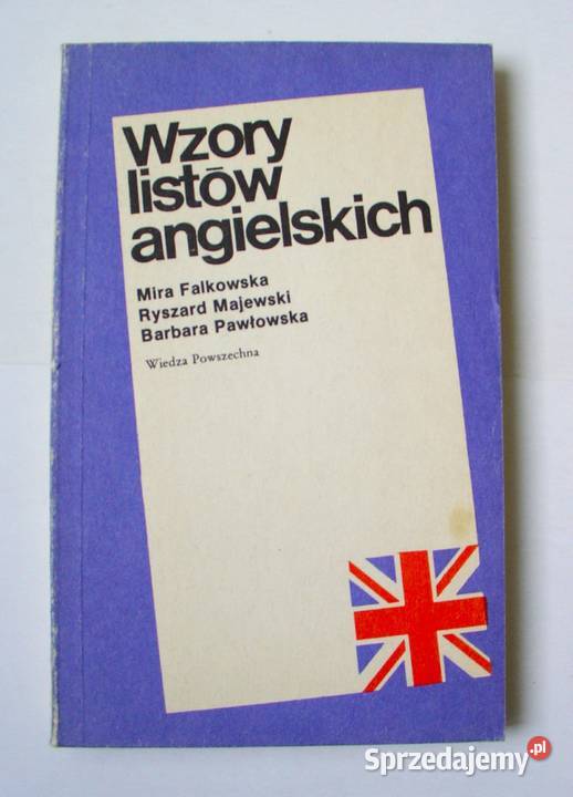 Zestaw Wzory listów angielskich i francuskich 2 Kultura i Rozrywka Łódź