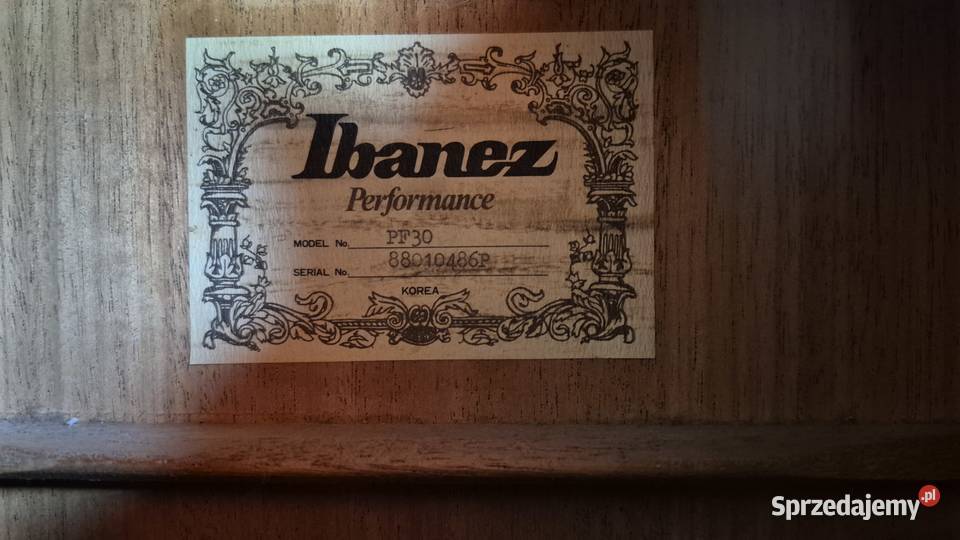Japońska gitara akustyczna Ibanez Performance Wrocław