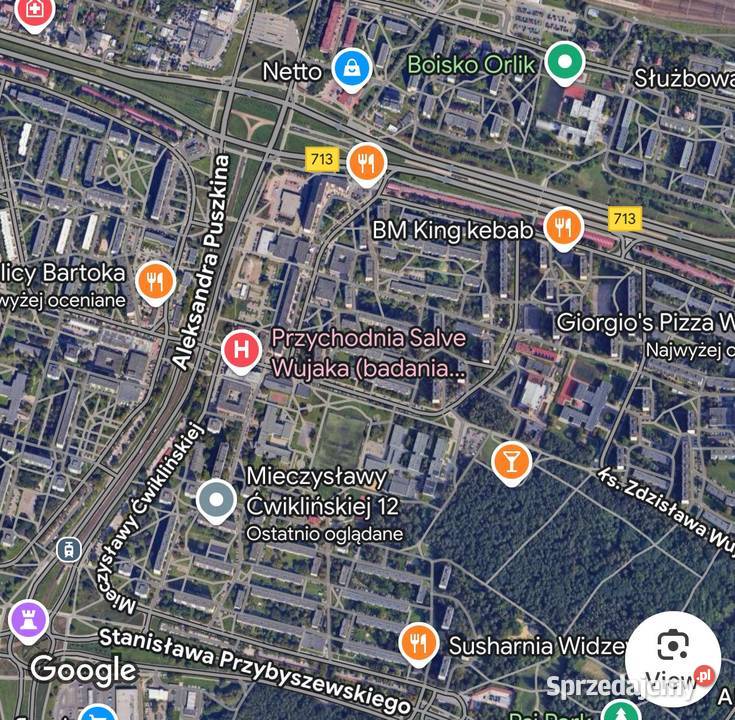 Sprzedam bezpośrednio mieszkanie 519m2 Łódź Piętro 10