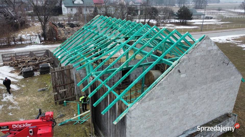 Tartak drewno konstrukcyjne C24 KVH więźba Bełchatów sprzedam