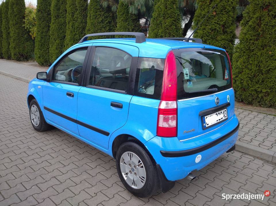 Fiat panda 2004 r 12 Benz Wspomaganie SUPER STAN Bierutów