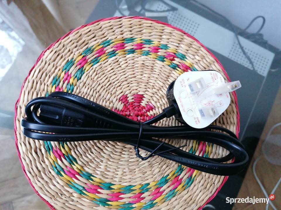 KABEL ZASILAJĄCY Z WTYCZKĄ BRYTYJSKĄ Z Łódź sprzedam