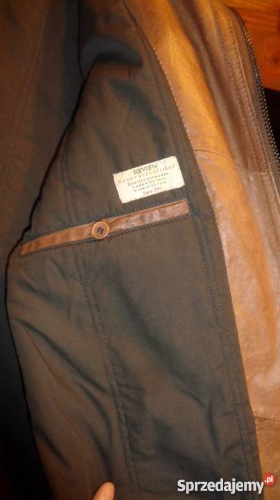 skórzana kurtka firmy REVIEW Warszawa
