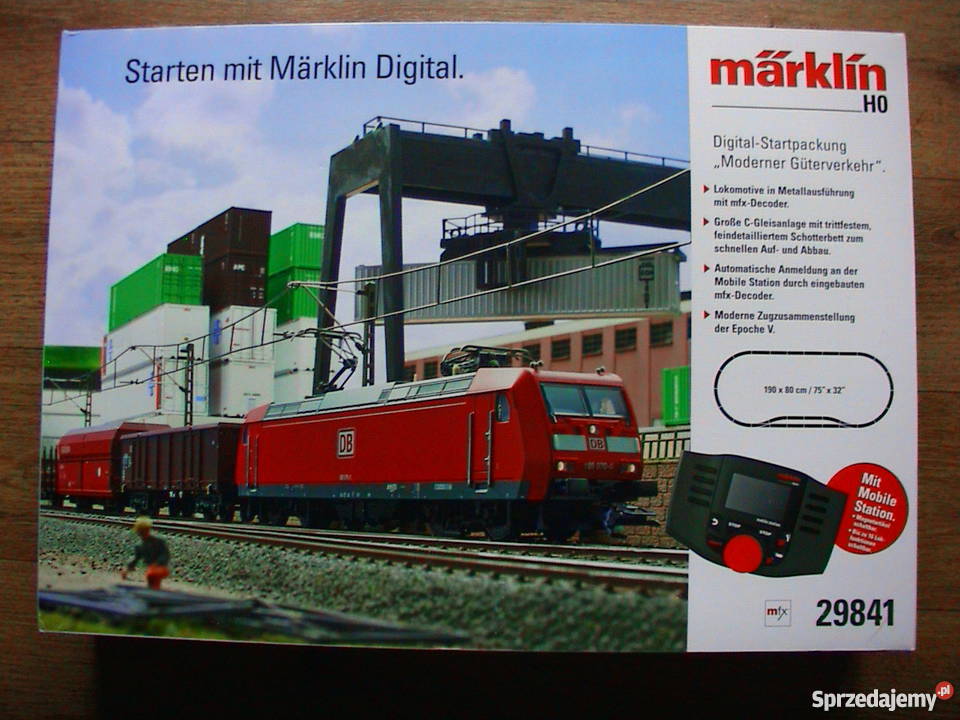 Marklin 29841 zestaw Modern Freight Service ze Kolejki i tory śląskie Jaworzno