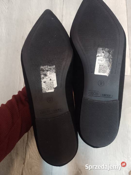 42 ASOS Design Czarne baleriny wieczorowe z małopolskie Kraków