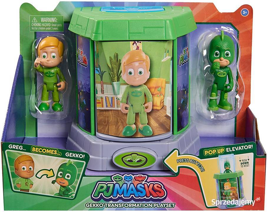 Zestaw Transformujący Pidżamersi Figurki Greg Mogilany