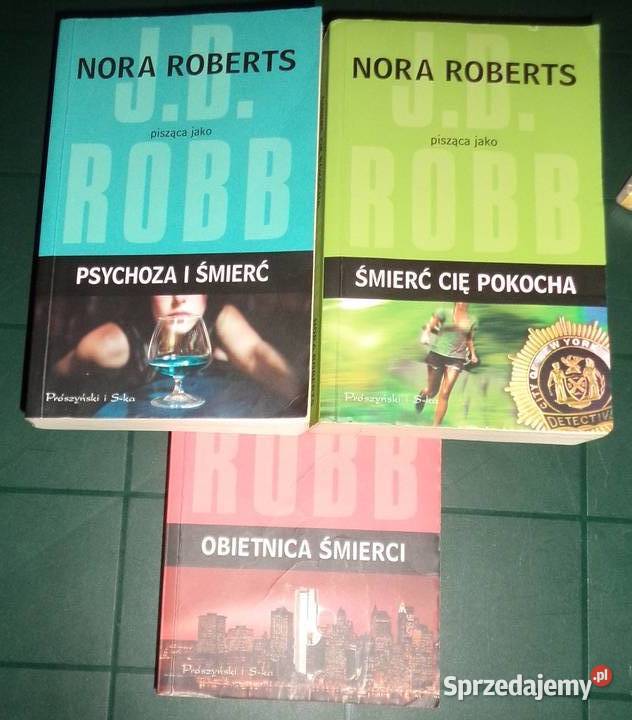 3x Nora Roberts JDRobb psychoza śmierć obietnica Rzeszów