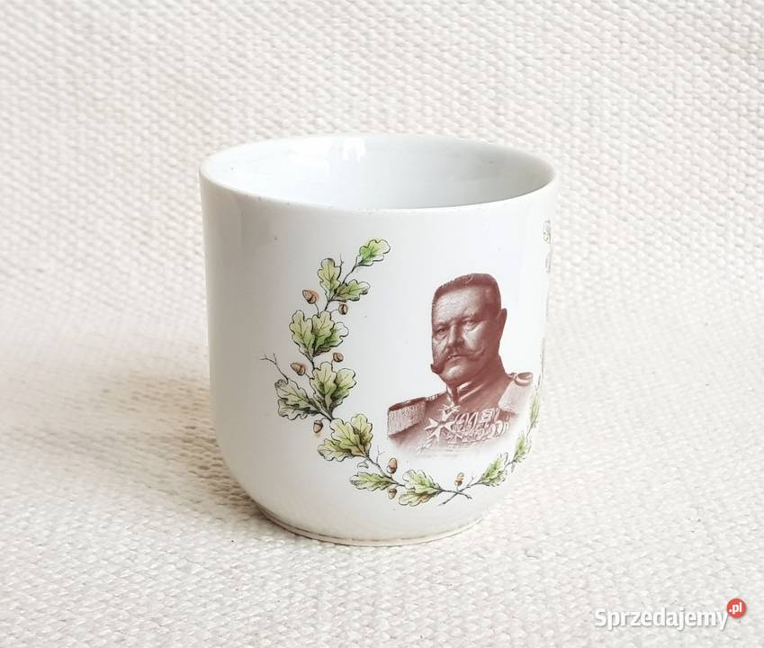 Filiżanka porcelanowa Prusy feldmarszałek von Porcelana i szkło Warszawa