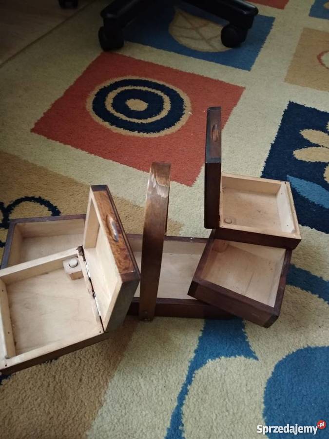 kuferek szkatułka ozdobna rozkładana