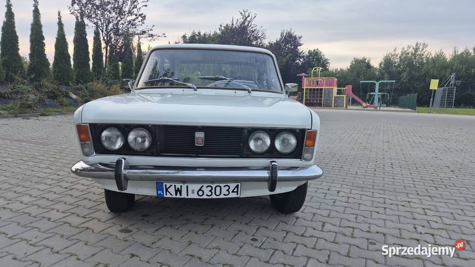 Fiat 125 p Super Stan Zabytek biały Dobranowice