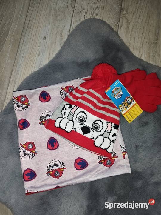 Psi Patrol zimowy komplet dzieci czapka komin mazowieckie Warszawa sprzedam