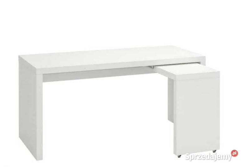 Nowe biurko IKEA MALM z wysuwanym panelem Zamość