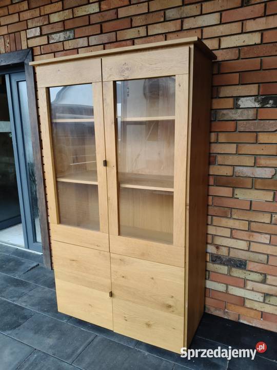 Witryna dębowa meble holenderskie Leszkowice