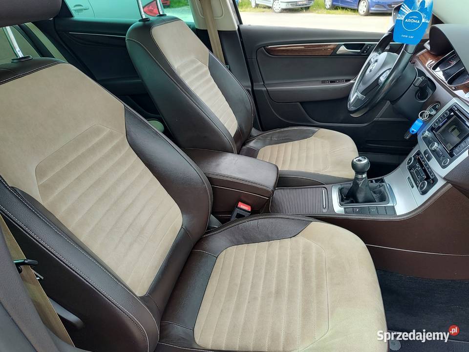 VW PASSAT 20 TDI skóra nawi panorama podgrzewane fotele Leszno sprzedam