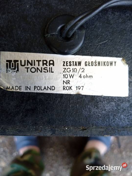 GŁOSNIKI TONSIL ORGINALNE SPRAWNE Pozostałe Pozostałe dolnośląskie Wałbrzych