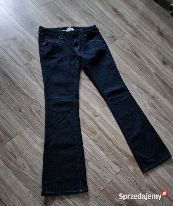 jeansy Firetrap M 38 granatowe granat dzwony