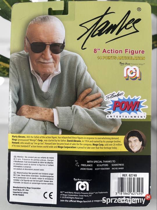 Figurka kolekcjonerska Mego 8 Stan Lees POW Otwock sprzedam