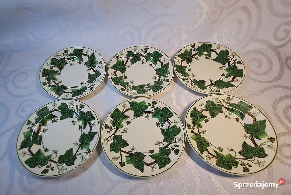Oryginalny komplet 6 talerzyków Wedgwood lubuskie Strzelce Krajeńskie