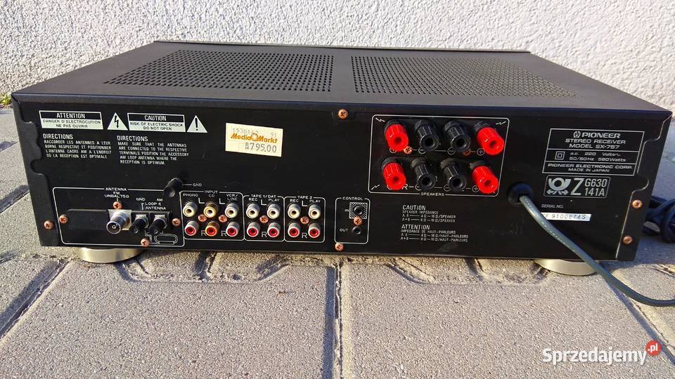 Pioneer SX757 Unikatowy Amplituner z mocą 2x100W Świebodzice