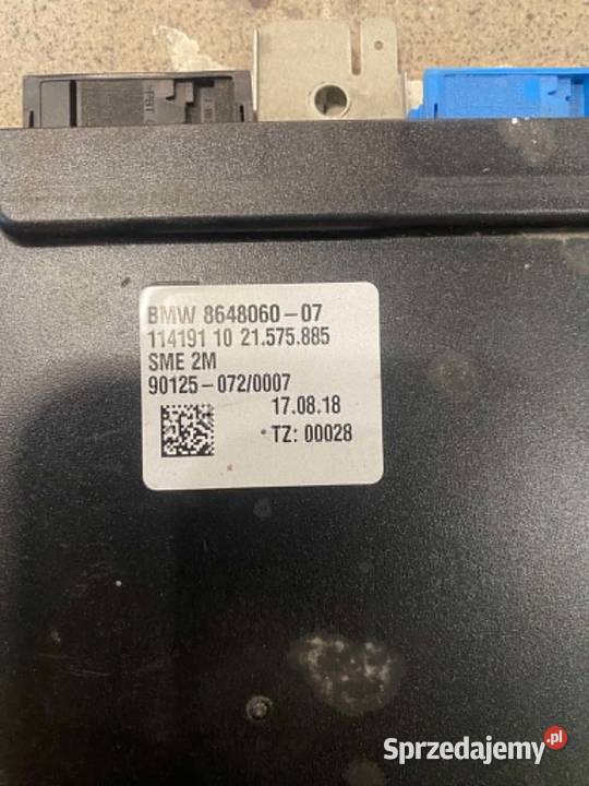 BMW i3 94Ah moduł SME 8648060 Motoryzacja Lyski