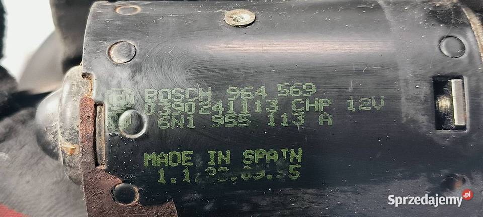 MECHANIZM WYCIERACZEK PRZÓD VOLKSWAGEN POLO Lipno sprzedam