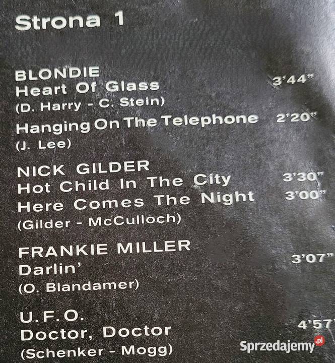 Heart Of Glass Blondie Frankie Miller Leo Sayer Chełmno sprzedam