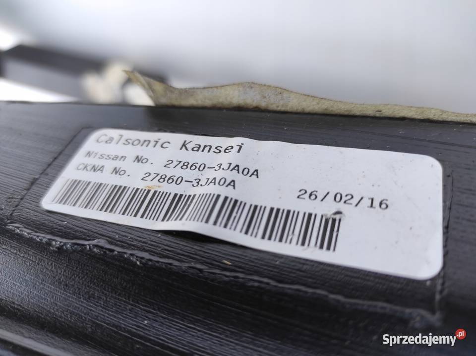 KANAŁ RURA DOLOT POWIETRZA DESKI INFINITI QX60 wielkopolskie Nowy Tomyśl