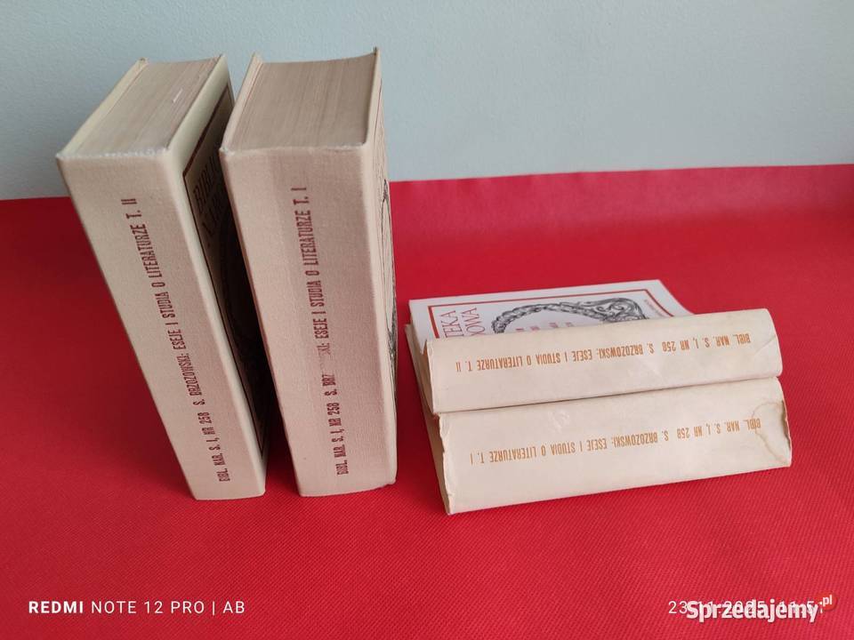 S Brzozowski Eseje i studia o literaturze t 12 Rok wydania 1990 Katowice