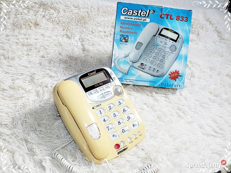 Castel CTL833 Telefon przewodowy z wyświetlaczem