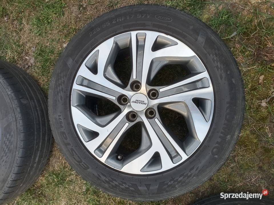 Felgi aluminiowe Citron C5 17 5x108 opony letnie Ostrołęka