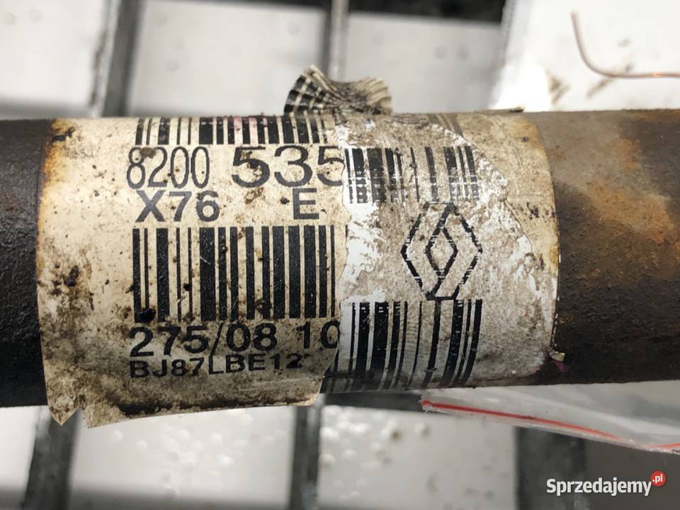 PÓŁOŚ LEWY PRZÓD RENAULT KANGOO 15 68 PRZEGUB Części samochodowe sprzedam