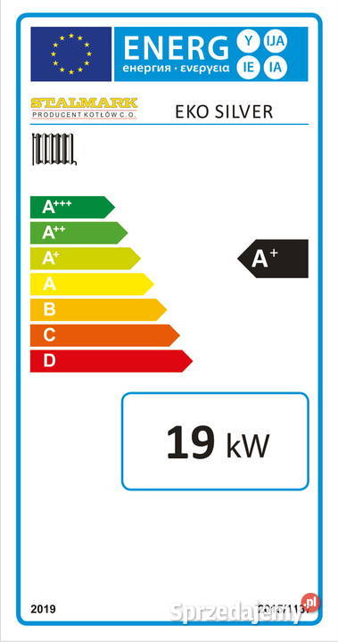 Kocioł na pellet Stalmark EKO SILVER 19 kW kujawsko-pomorskie Golub-Dobrzyń