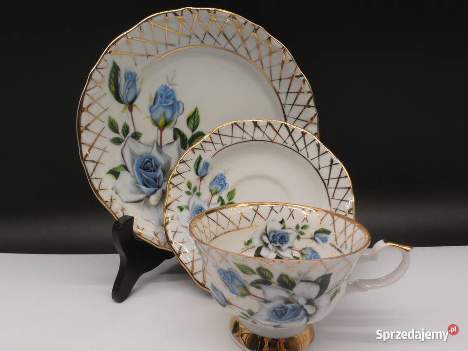 Trio śniadaniowe Porcelana CHODZIEŻ wielkopolskie