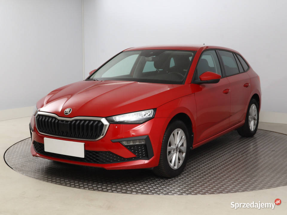 Skoda Scala 10 TSI czerwony Bielany Wrocławskie
