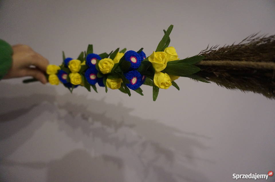 palma wielkanocna palmy wielkanocne z bibuły Libiszów-Kolonia